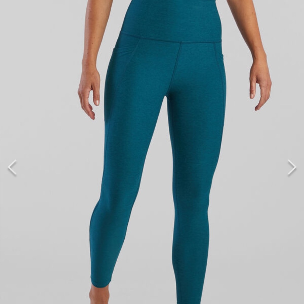 NWT Beyond Yoga Women's Teal High-Waisted Leggings